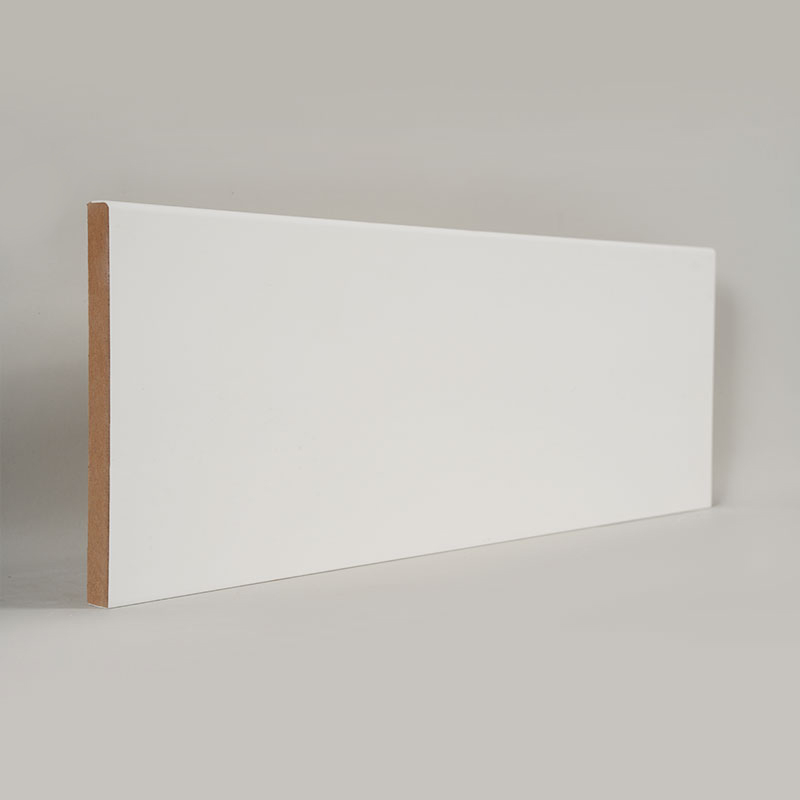 Rodapié de MDF (Imprimado con Relleno & Blanco Perla) 1/2