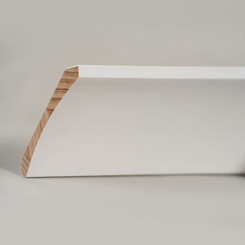 Moldura de Corona de Madera de Pino (Relleno-Primado y Blanco Perla) 3/5