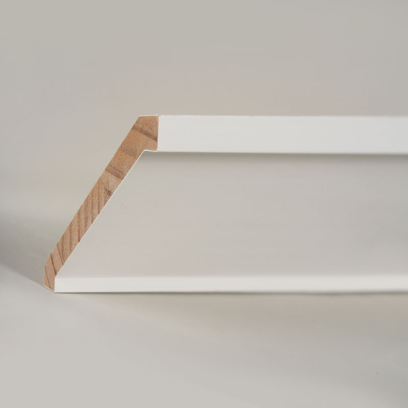 Moldura de Corona de Madera de Pino (Relleno-Primado y Blanco Perla) 3/5