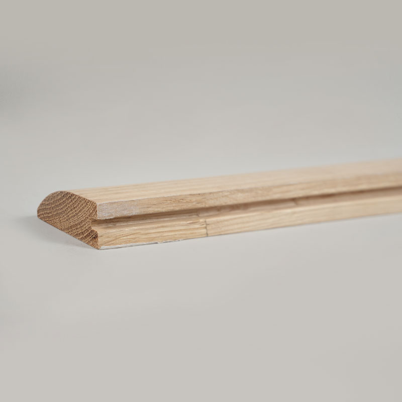 Reductor de Madera de Roble Blanco en Pieza Completa (Sin Pintar) – Color Roble Natural 3/5