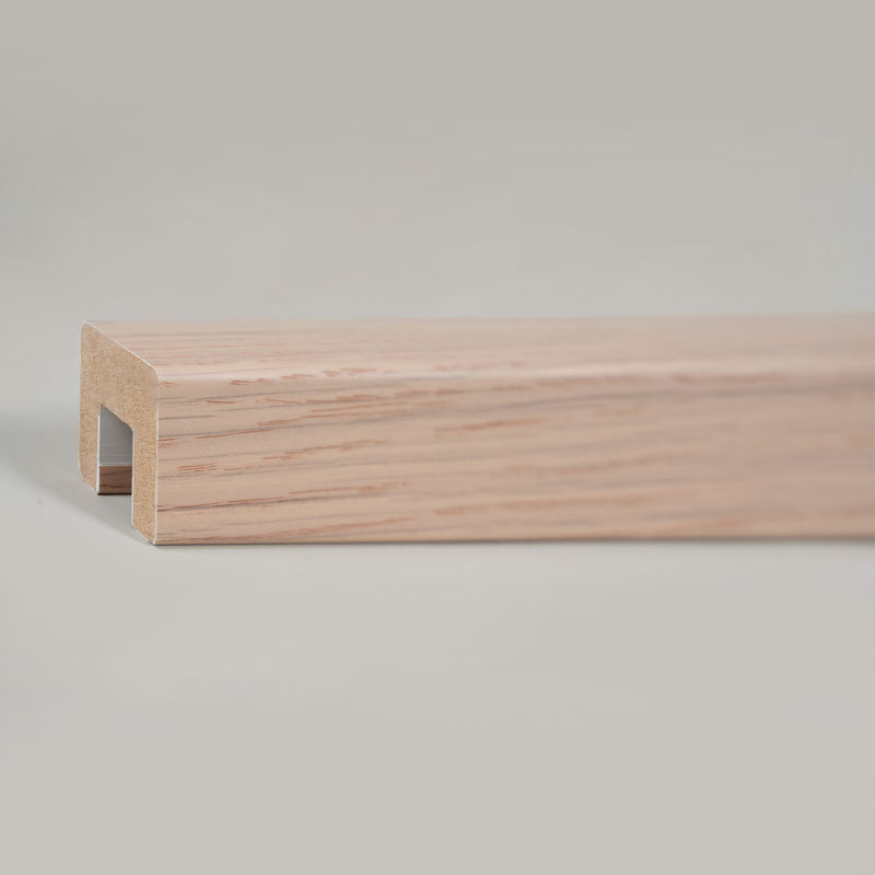 Pasamanos de Escalera de Madera Sólida (Envuelto en PVC) - Color Roble 1 1/6