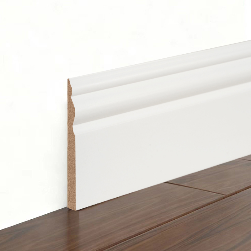 Rodapié de MDF (Imprimado con Relleno & Blanco Perla) 3/5