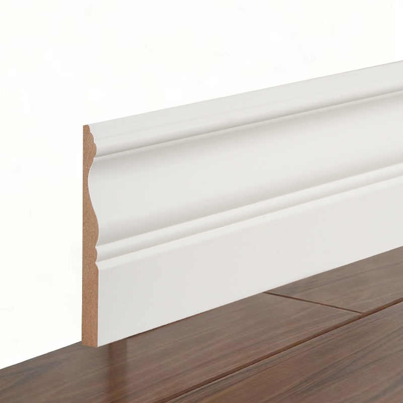 Rodapié de MDF (Imprimado con Relleno & Blanco Perla) 3/5